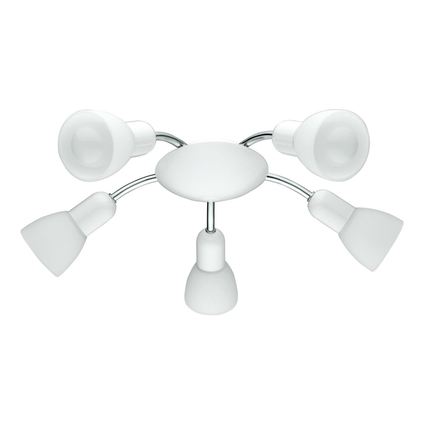 Eglo 75305 - LED-spotarmatur DAKAR 5xE14/3,5W/230V vit