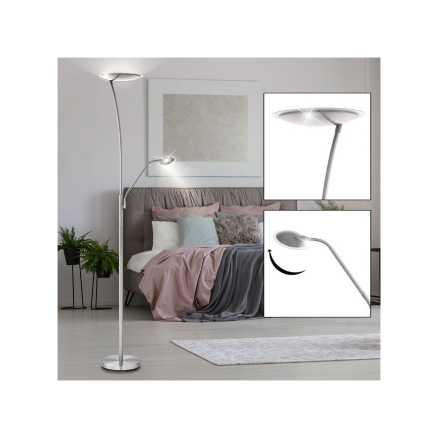 Eglo 75316 - LED Golvlampa PENJA 1xLED/18W+1xLED/6W
