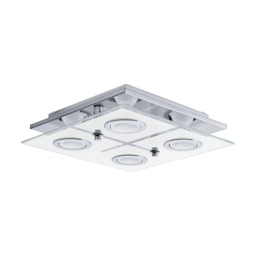 Eglo 75378 - LED RGBW Dimbar taklampa CABO-C 4xGU10/4W/230V + fjärrkontroll