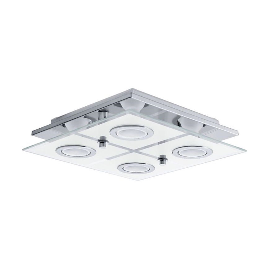 Eglo 75378 - LED RGBW Dimbar taklampa CABO-C 4xGU10/4W/230V + fjärrkontroll