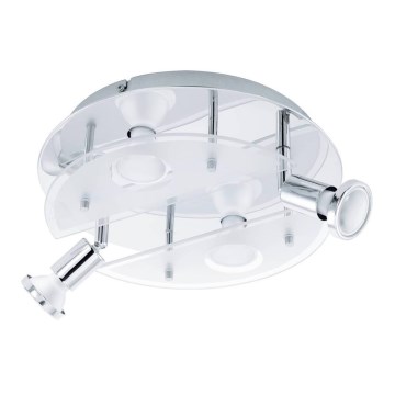 Eglo 75381 - LED RGBW Dimbar spotlight CABO-C 4xGU10/4W/230V + fjärrkontroll