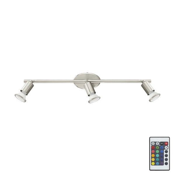 Eglo 75385 - LED RGB Dimbar spotlight BUZZ-C 3xGU10/4W/230V + fjärrkontroll