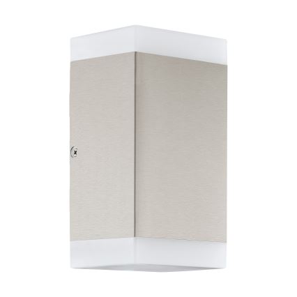 Eglo - LED vägglampa för utomhusbruk 2xGU10/4,6W/230V IP44
