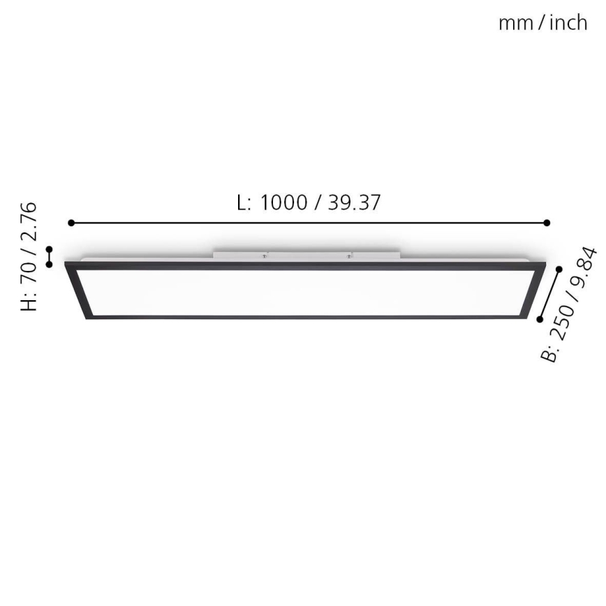 Eglo - LED ljusreglerad panel LED/25W/230V 2700-5000K + fjärrkontroll