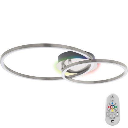 Eglo - LED RGB dimbar fäst ljuskrona LED/21,5W/230V 3000-6500K + fjärrkontroll