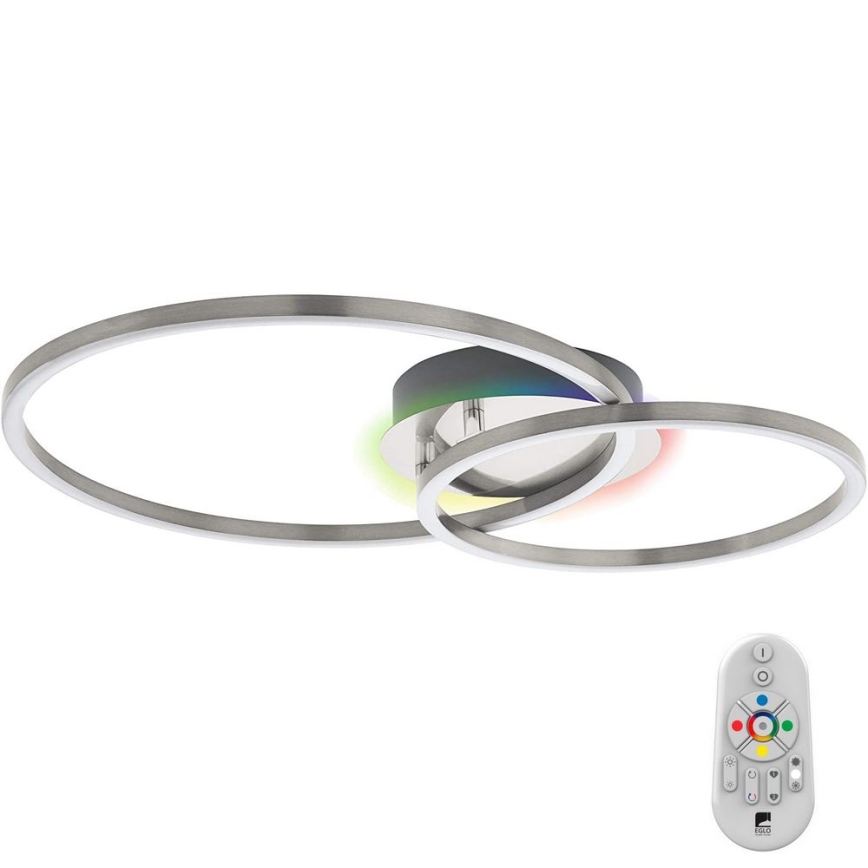 Eglo - LED RGB dimbar fäst ljuskrona LED/21,5W/230V 3000-6500K + fjärrkontroll