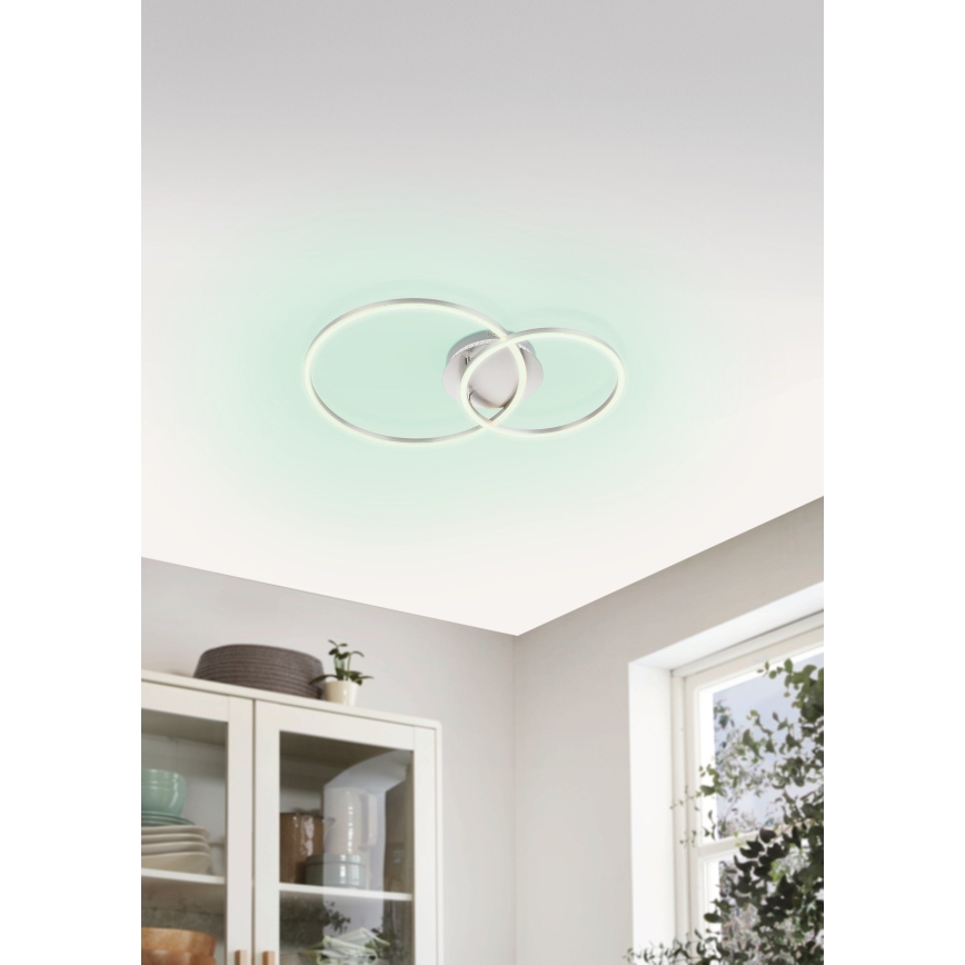 Eglo - LED RGB dimbar fäst ljuskrona LED/21,5W/230V 3000-6500K + fjärrkontroll
