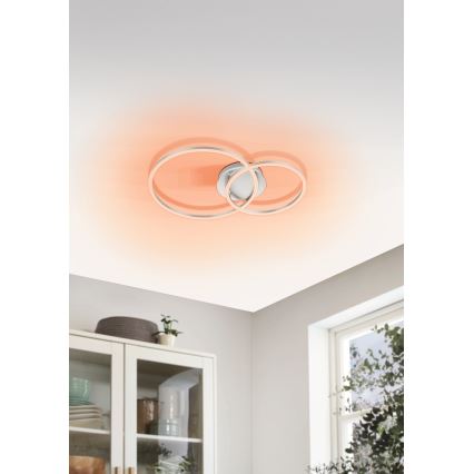 Eglo - LED RGB dimbar fäst ljuskrona LED/21,5W/230V 3000-6500K + fjärrkontroll