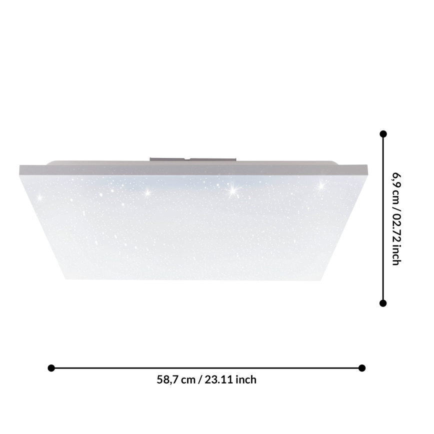 Eglo 75618 - LED fäst panel CALEMAR-S LED/32W/230V 4000K 60x60 cm