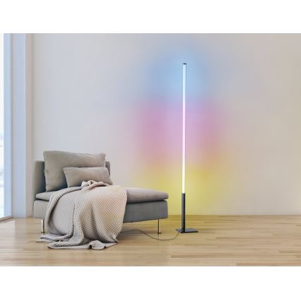 Eglo - LED RGB Ljusreglerad golvlampa LED/13,5W/230V 2700-6500K + fjärrkontroll