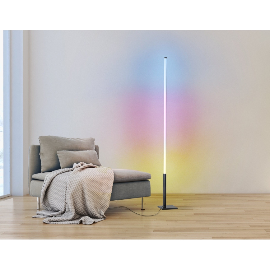 Eglo - LED RGB Ljusreglerad golvlampa LED/13,5W/230V 2700-6500K + fjärrkontroll