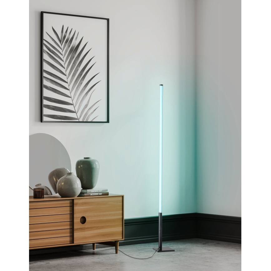 Eglo - LED RGB Ljusreglerad golvlampa LED/13,5W/230V 2700-6500K + fjärrkontroll