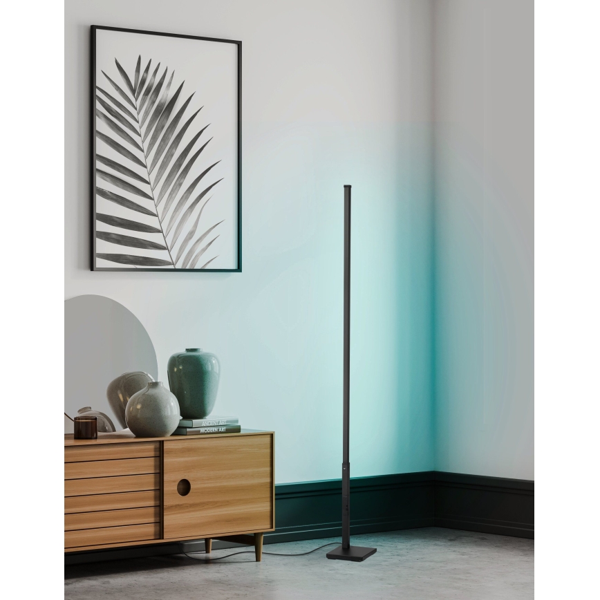 Eglo - LED RGB Ljusreglerad golvlampa LED/13,5W/230V 2700-6500K + fjärrkontroll