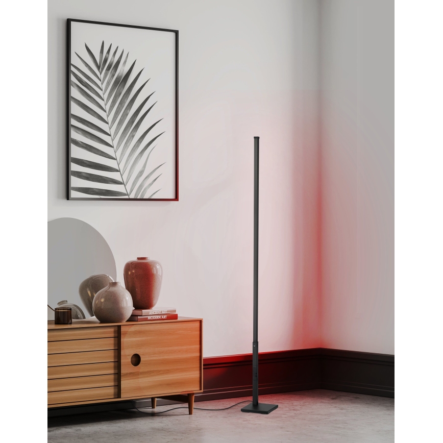 Eglo - LED RGB Ljusreglerad golvlampa LED/13,5W/230V 2700-6500K + fjärrkontroll