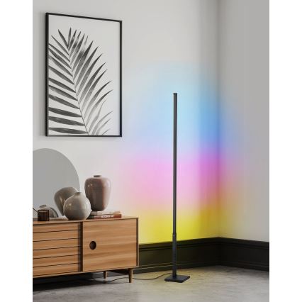 Eglo - LED RGB Ljusreglerad golvlampa LED/13,5W/230V 2700-6500K + fjärrkontroll