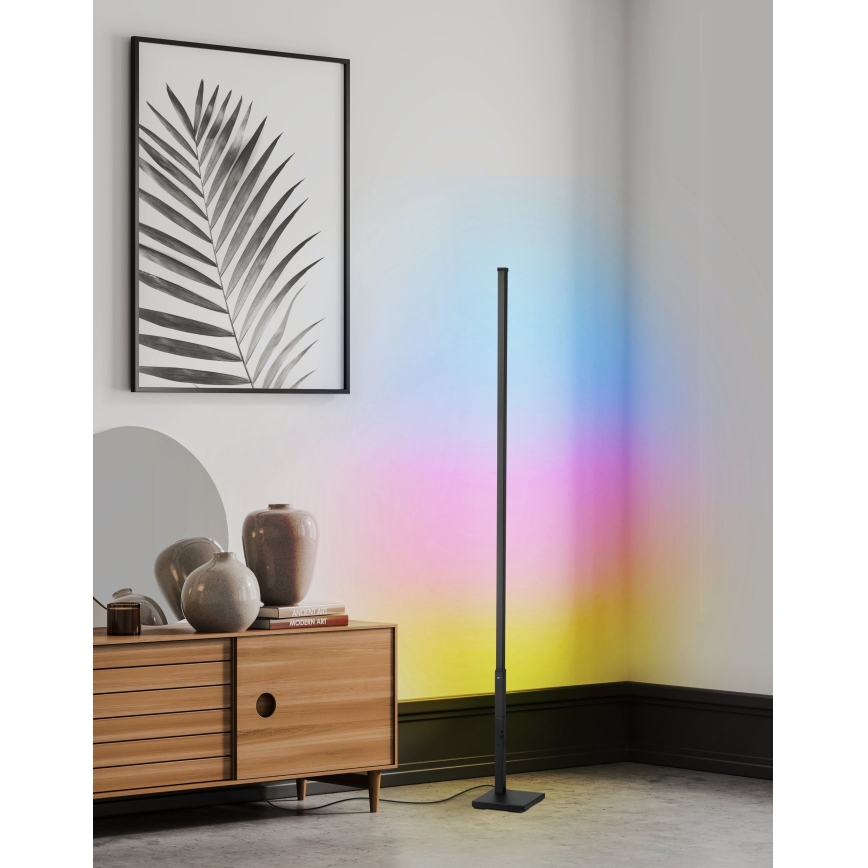 Eglo - LED RGB Ljusreglerad golvlampa LED/13,5W/230V 2700-6500K + fjärrkontroll