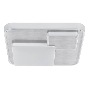 Eglo 75666 - LED taklampa LEPRESO LED/19,5W/230V 38,5x38,5 cm matt krom