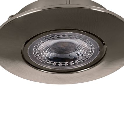 Eglo 75765 - KIT 3x LED infälld belysning ZUJAR LED/3,4W/230V matt krom