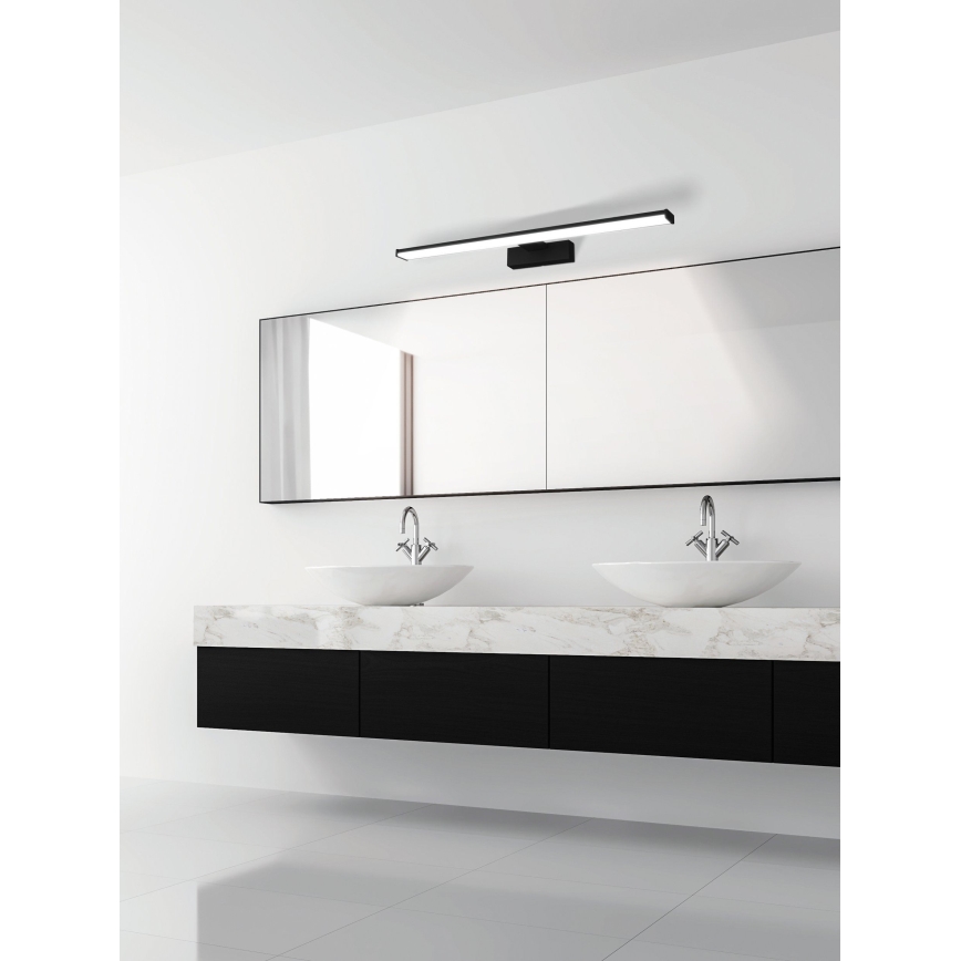 Eglo 780431 - Badrumsspegel med LED-belysning BETETA LED/11W/230V 60 cm IP44 svart