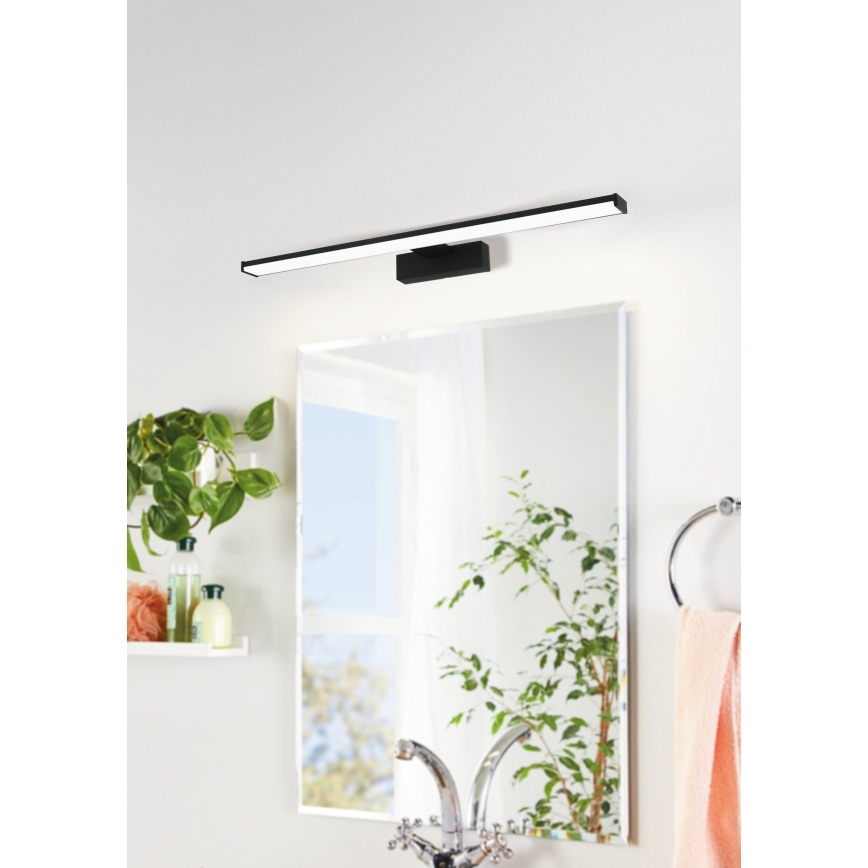 Eglo 780431 - Badrumsspegel med LED-belysning BETETA LED/11W/230V 60 cm IP44 svart