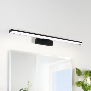 Eglo 780431 - Badrumsspegel med LED-belysning BETETA LED/11W/230V 60 cm IP44 svart