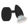 Eglo 780443 - LED väggspotlight SABADELL 1xGU10/2,8W/230V 3000K svart