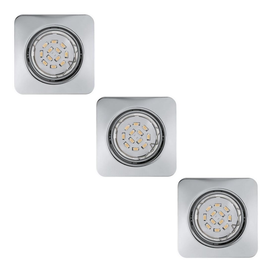 Eglo 78228 - SET 3xLED Hängande Takbelysning PENETO 1xGU10/5W/230V