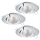 Eglo 78708 - KIT 3x LED infälld belysning TEDO 1xGU10/5W/230V