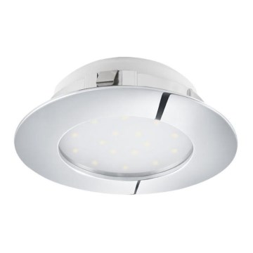 Eglo 78748 - LED Dimbar infälld belysning PINEDA LED/12W/230V skinande krom