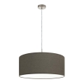 Eglo 79126 - Ljuskrona med snöre PASTERI 1xE27/60W/230V brun