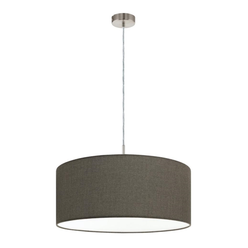 Eglo 79126 - Ljuskrona med snöre PASTERI 1xE27/60W/230V brun