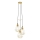 Eglo 79262 - Pendellampa med kabel BYRON 3xE27/60W/230V mässing