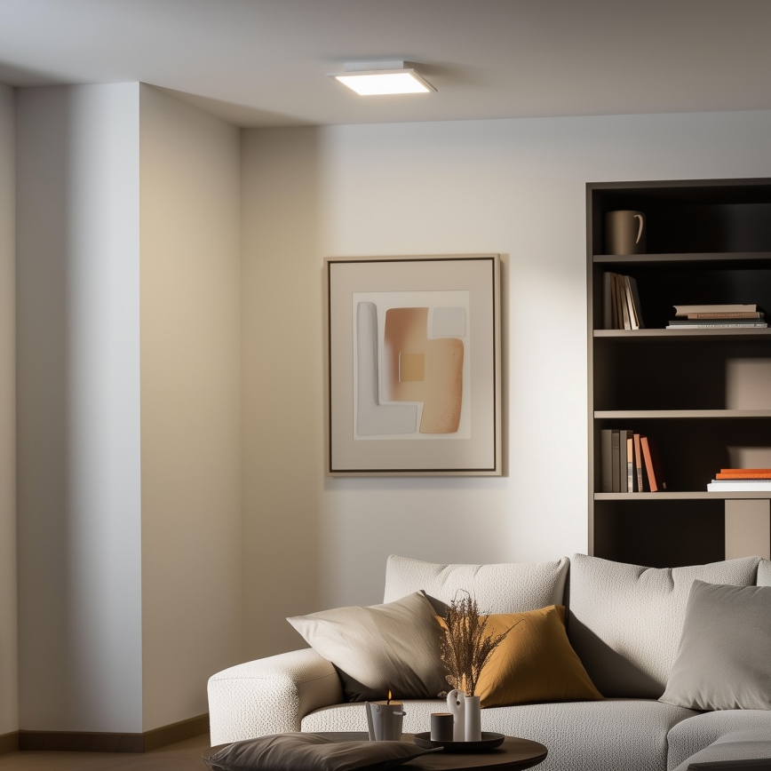 Eglo 79322 - LED Dimbar taklampa SALOBRENA LED/16W/230V 4000K 30x30 cm vit