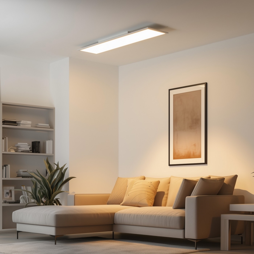 Eglo 79328 - LED taklampa SALOBRENA-RW LED/34W/230V 2700/4000K 120x30 cm vit