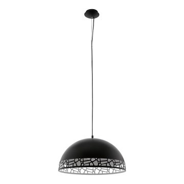 Eglo 79352 - Ljuskrona med snöre SAVIGNANO 1xE27/60W/230V