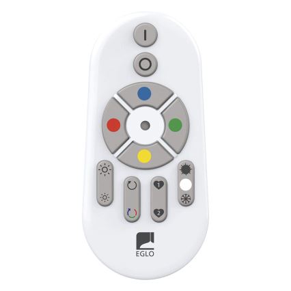Eglo 79469 - LED Dimbar taklampa POZZALLO LED/21W/230V 2700-6500K vit + fjärrkontroll