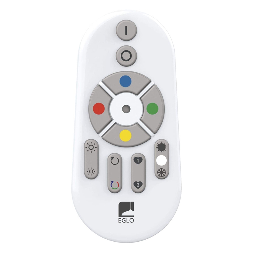 Eglo 79469 - LED Dimbar taklampa POZZALLO LED/21W/230V 2700-6500K vit + fjärrkontroll