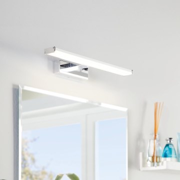 Eglo 79532 - Badrumsspegel med LED-belysning SARNOR LED/7,4W/230V 40 cm IP44 skinande krom