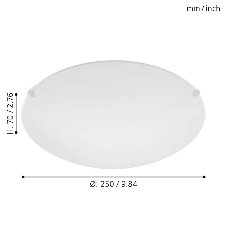 Eglo 80265 - Takbelysning MARS 1xE27/25W/230V
