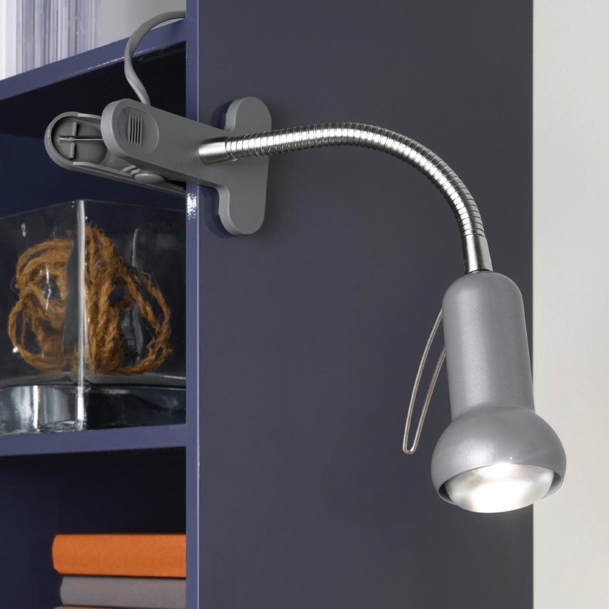 Eglo 81265 - lampa med klämma FABIO 1xE14/40W/230V
