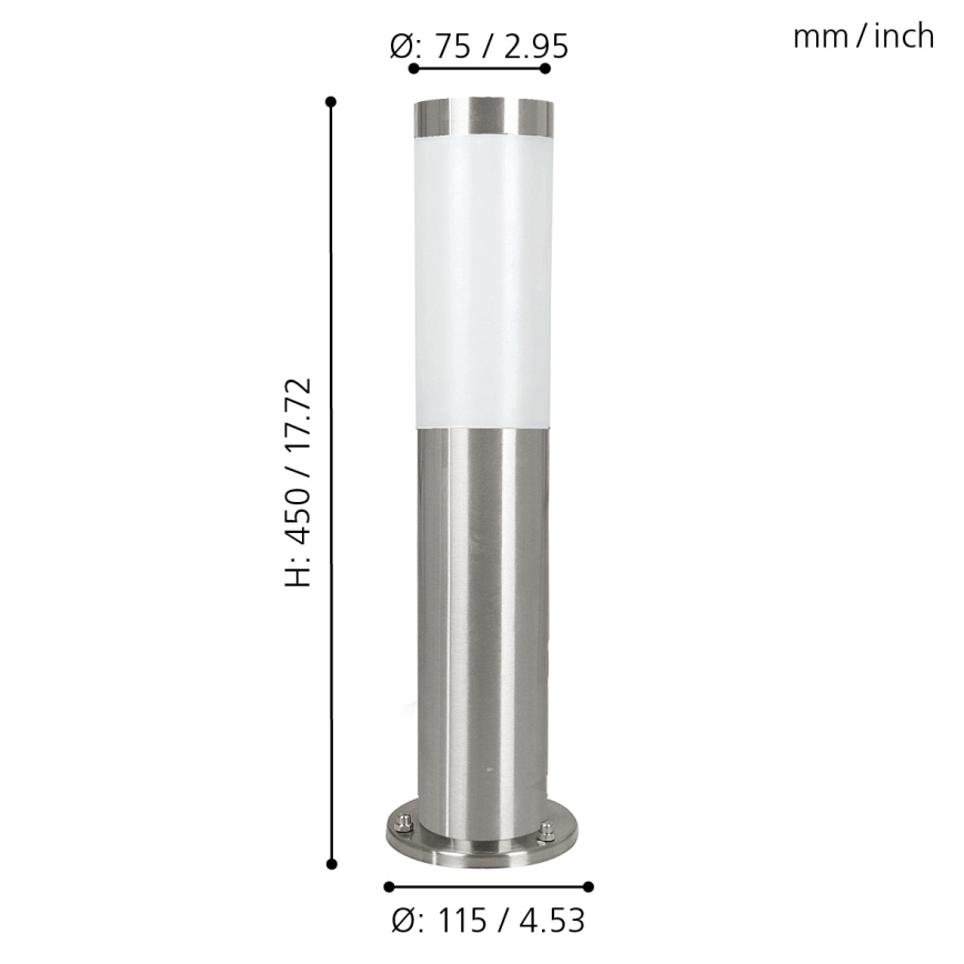 EGLO 81751 - Utomhuslampa HELSINKI 1xE27/15W/230V IP65