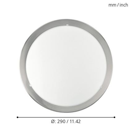 EGLO 82942 - Takbelysning PLANET 1xE27/60W