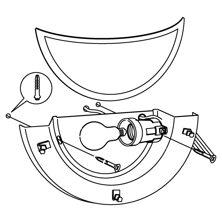 Eglo - Vägglampa 1xE27/60W/230V