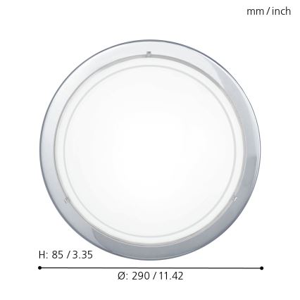 EGLO 83155 - Takbelysning PLANET1 1xE27/60W