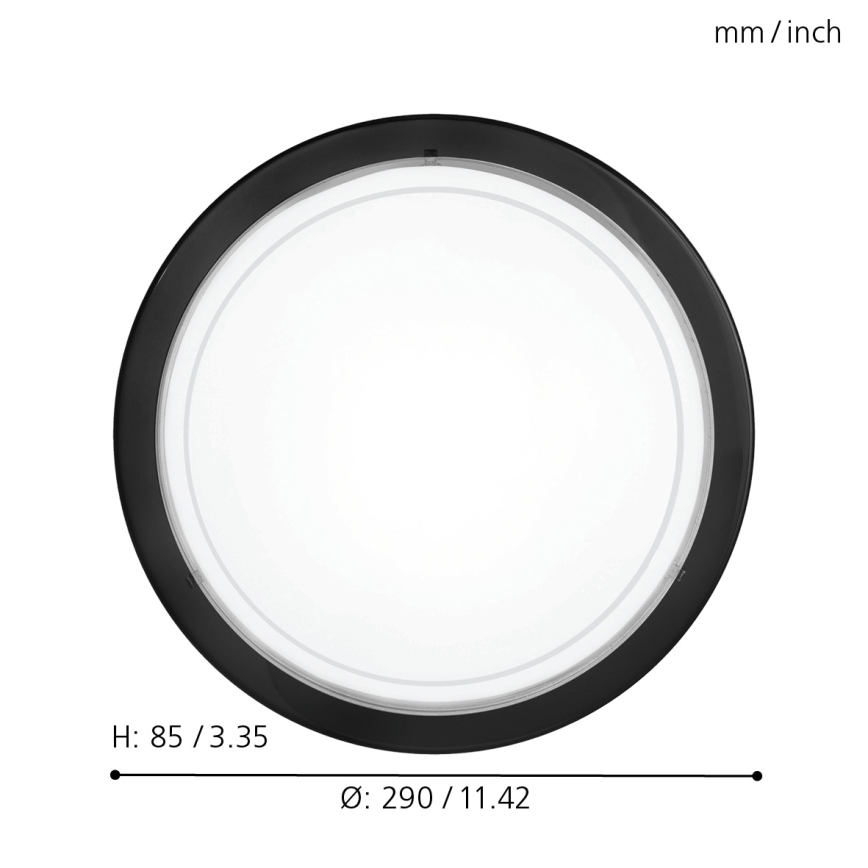 Eglo 83159 - Takbelysning PLANET 1 1xE27/60W/230V