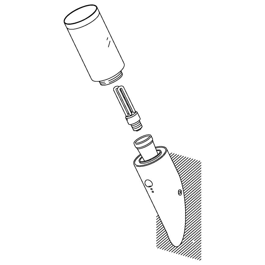EGLO - Utomhus sensorvägglampa 1xE27/15W IP44