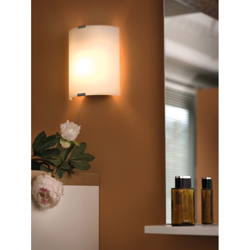 EGLO 84028 - Väggbelysning GRAFIK 1xE27/60W vit