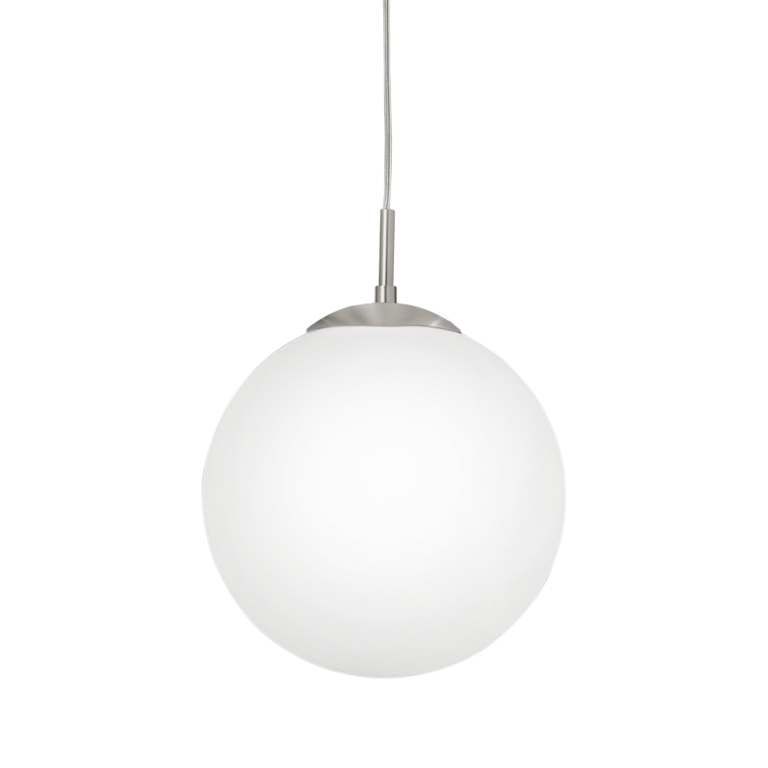 EGLO - Ljuskrona med textilsladd 1xE27/60W/230V diameter 30 cm vit