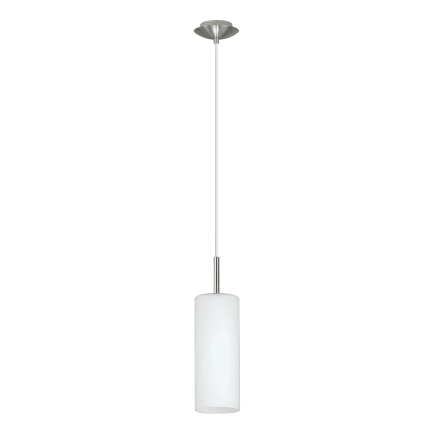 EGLO 85977 - Ljuskrona med snöre TROY 3 1xE27/60W vit