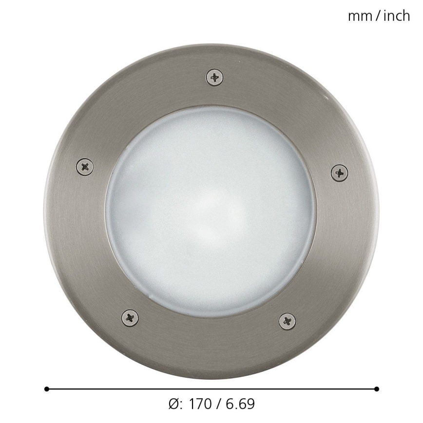 EGLO - Uppfartslampa för utomhusbruk 1xE27/15W/230V IP67